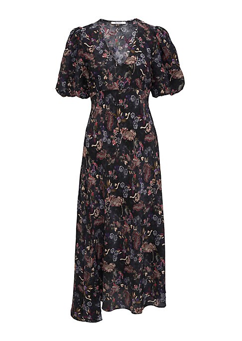 Floral Puff Midi Delight
