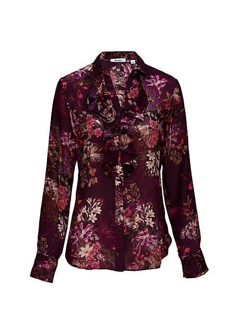Floral Ruffle Blouse