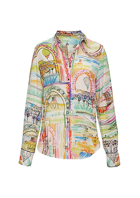 Scenic Silk Blend Shirt