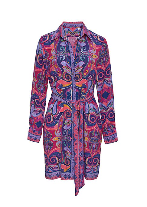 Vibrant Paisley Minidress