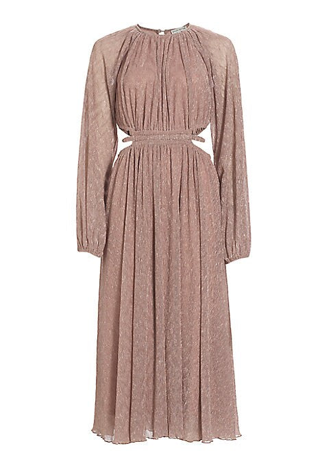 Elegant Cut-Out Midi Dress