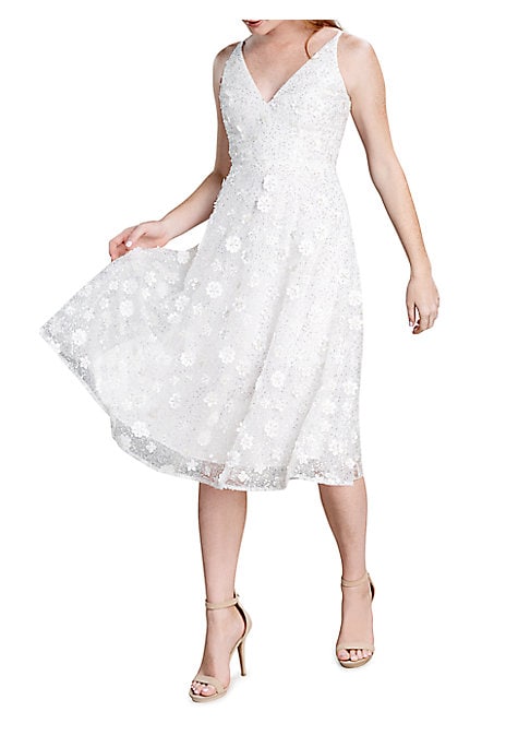 Romantic Floral Midi Dress