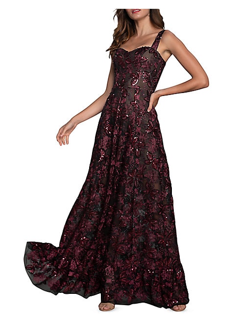 Glistening Sweetheart Dress