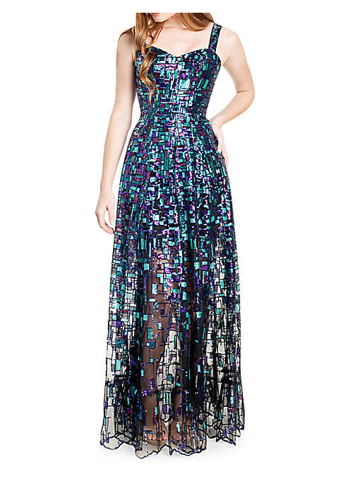 Sparkling Fit & Flare Dress