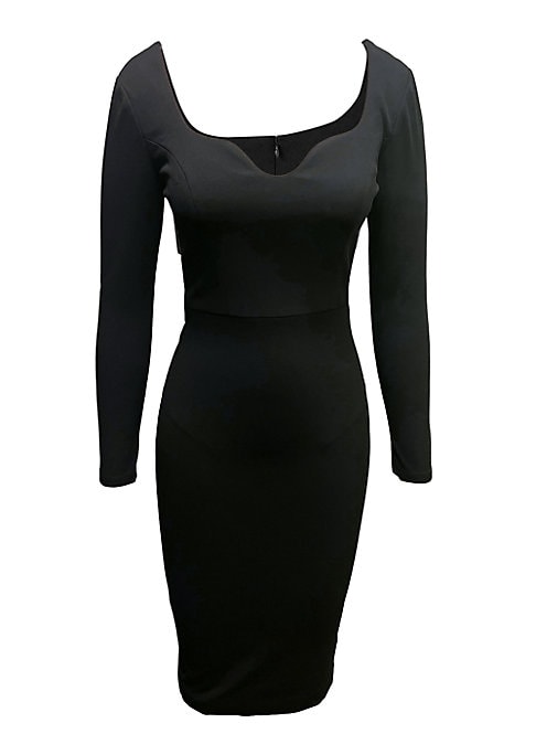 Elegant Fitted Midi Dress