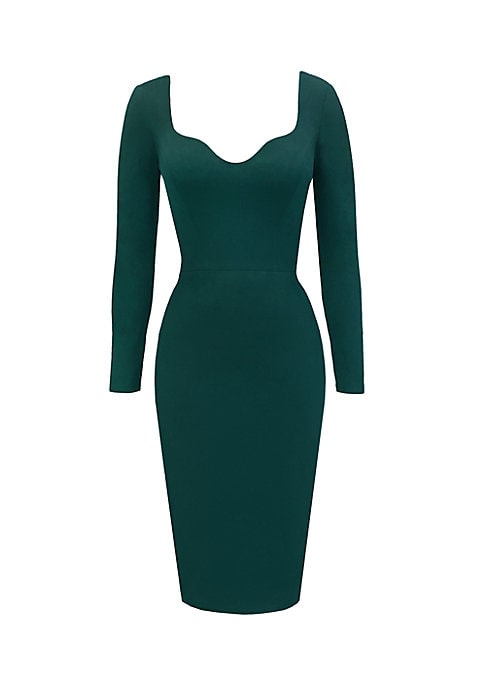 Chic Fitted Midi Dress