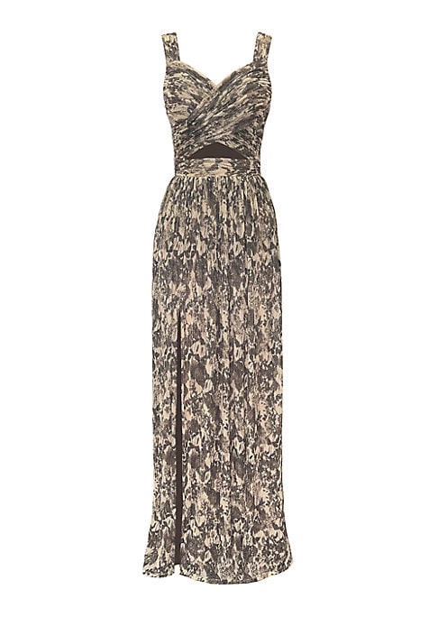 Floral Cut-Out Elegance Gown