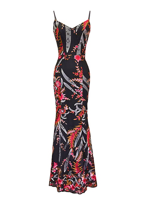 Floral Elegance Gown