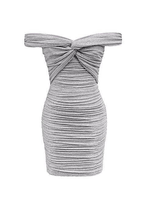 Shimmer Off-Shoulder Dress