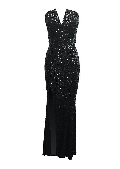Sequin Cut-Out Mermaid Dress