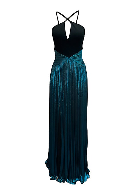 Chic Pleated Maxi Dress
