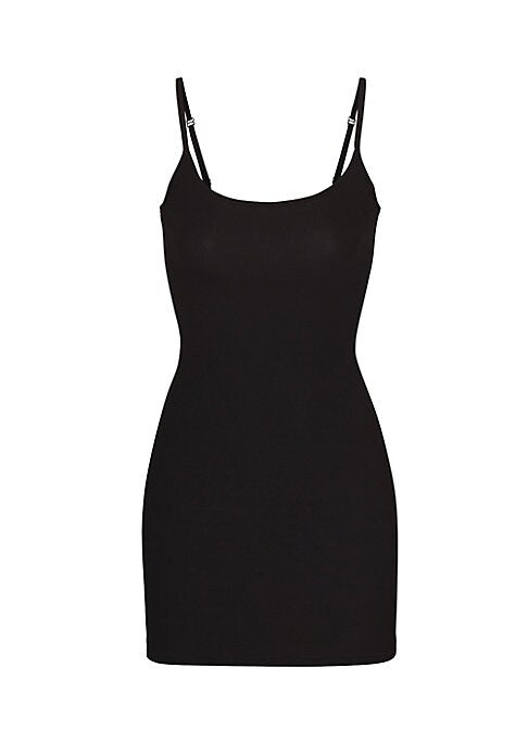 Luxe Ribbed Mini Dress