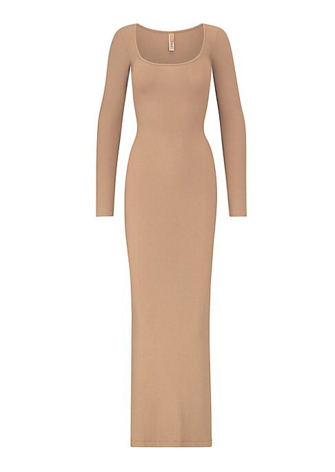 Cozy Ribbed Maxi Dress