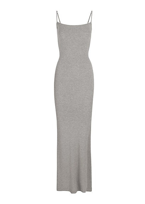 Luxe Rib Slip Dress
