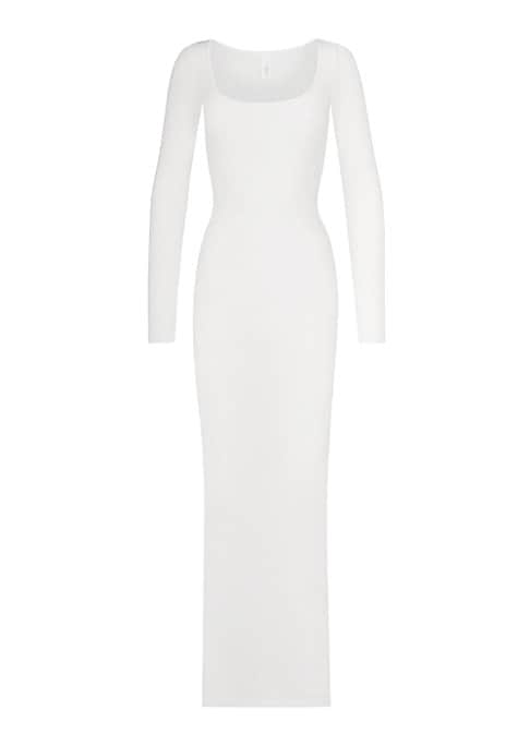 Cozy Ribbed Maxi Dress