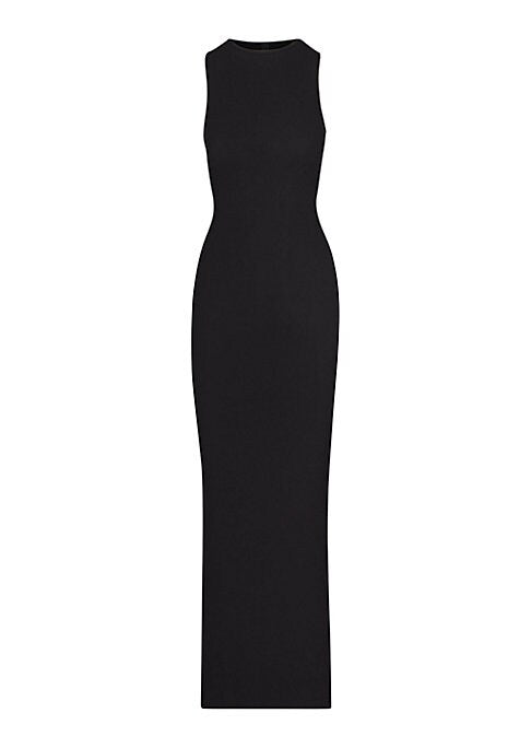 Cozy Ribbed Maxi Dress