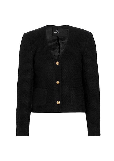 Chic Woven Blazer