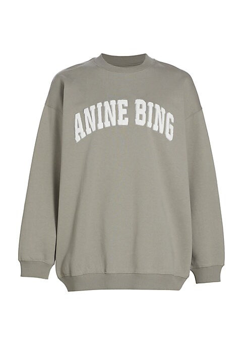 Logo Ribbed Sweatshirt