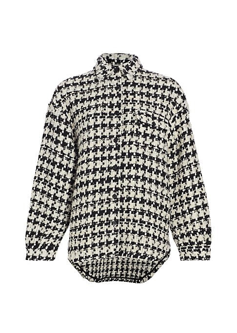 Houndstooth Chic Shacket