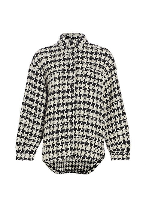 Houndstooth Chic Shacket