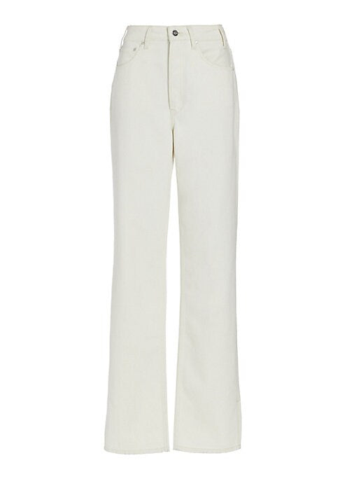 Split Hem High-Waisted Jeans