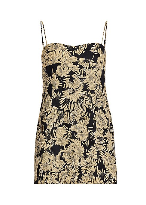 Banana Patchwork Minidress