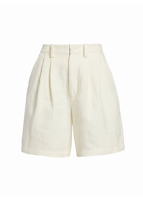 Linen Flare Shorts
