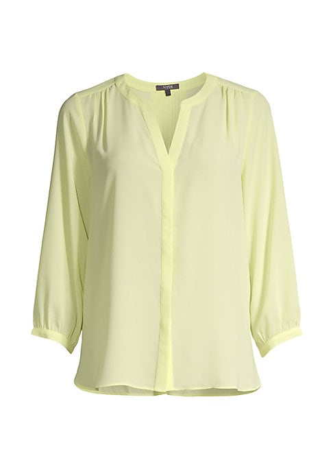Relaxed V-Neck Blouse