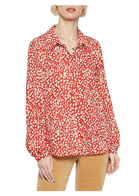Graphic Swing Blouse