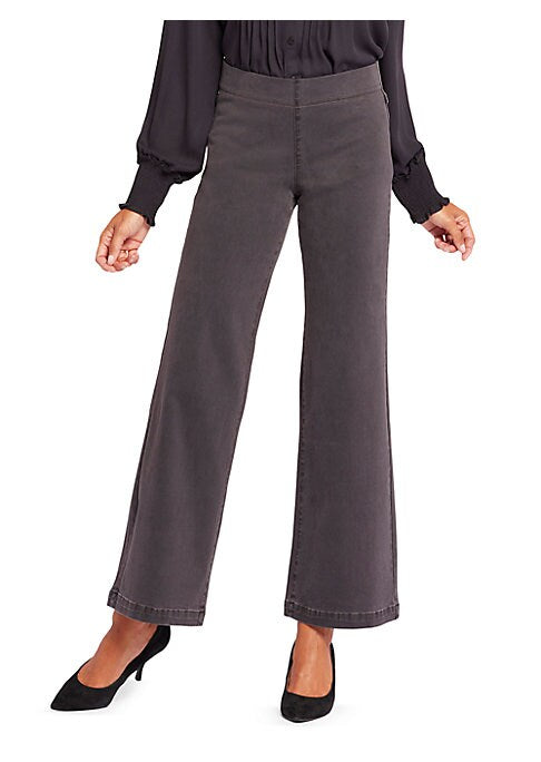 High-Waist Wide-Leg Trousers