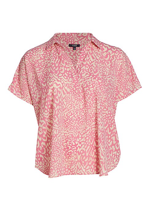Cheetah Print Blouse