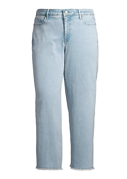 Raw Edge Wide Jeans