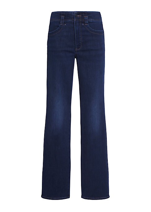 High-Rise Straight Jeans