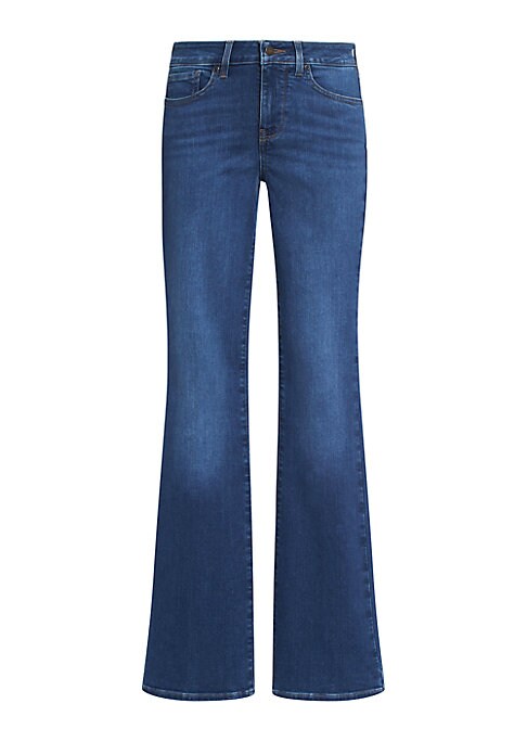 Stretch Boot-Cut Denim Jeans