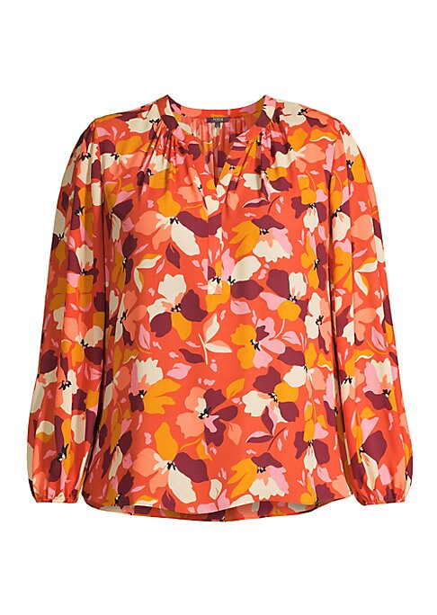 Floral Puff Blouse