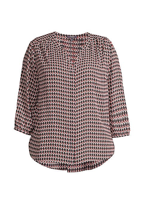 Chic Print Tunic Top