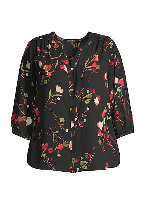 Vibrant Floral Blouse