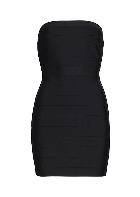 Sleek Strapless Bodycon Dress