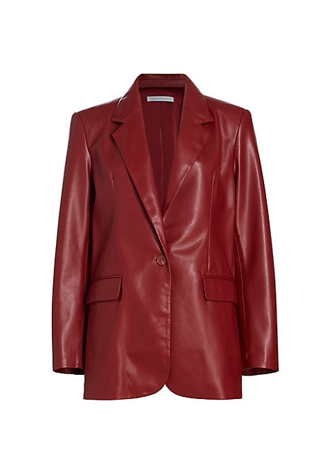 Chic Oversized Leather Jacket