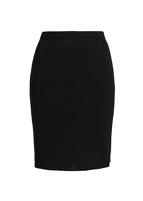 Sleek Knit Side Slit Skirt