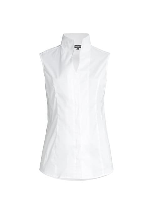 Chic Sleeveless Cotton Top