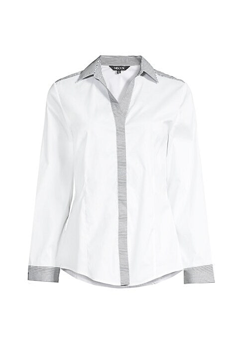 Chic Striped Cotton Top