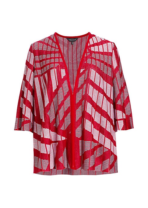 Striking Stripe Knit Jacket