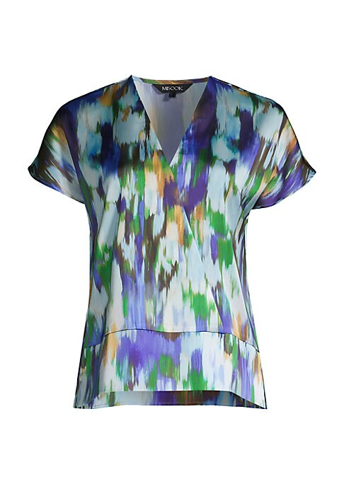 Vivid Watercolor Blouse