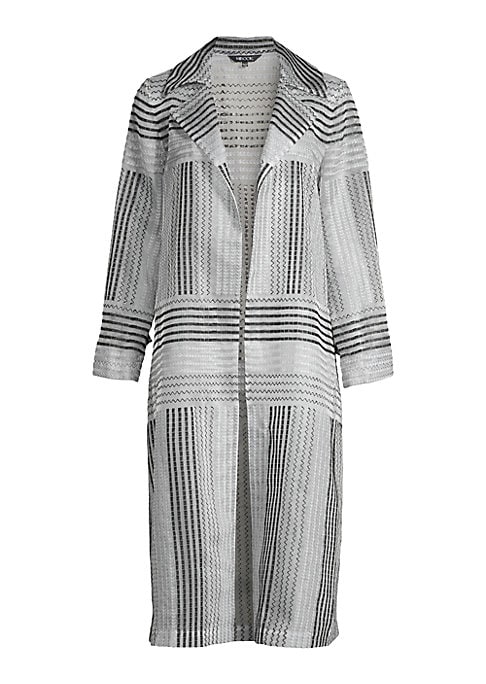 Sheer Striped Duster