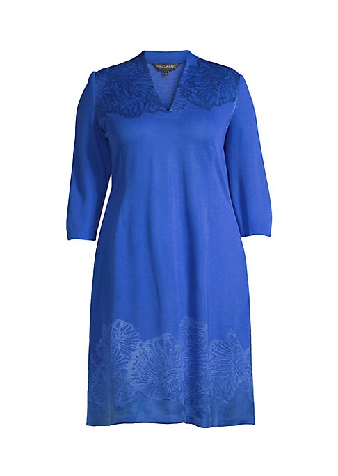 Classic Knit V-Neck Dress