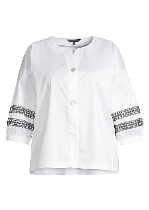 Embroidered Cotton Blouse