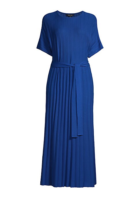 Belted Ribbed Maxi Dress