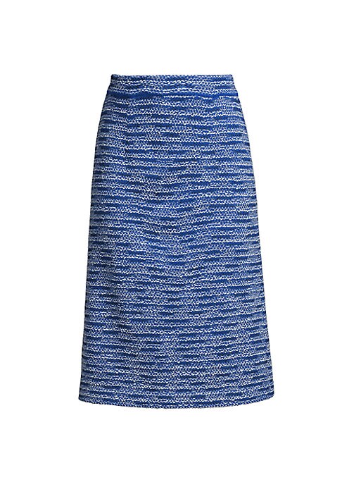 Textured Knit Midi Skirt