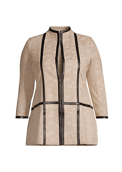 Chic Textured Knit Jacket